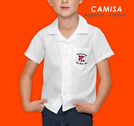 Camisa Escolar Camisa Escolar de oxford o Algodón