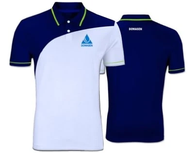 Polo Shirt de algodon Bordado Combinado