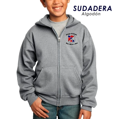 Sudadera de Algodón con o sin zipper Sudadera de Algodón con o sin zipper