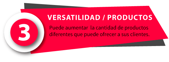 Versatilidad / Productos